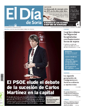 Portada El Día de Soria