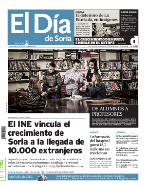 Portada El Día de Soria