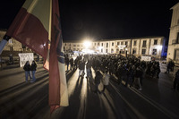 Manifestación convocada por la Asociación Toro Jubilo de Medinaceli