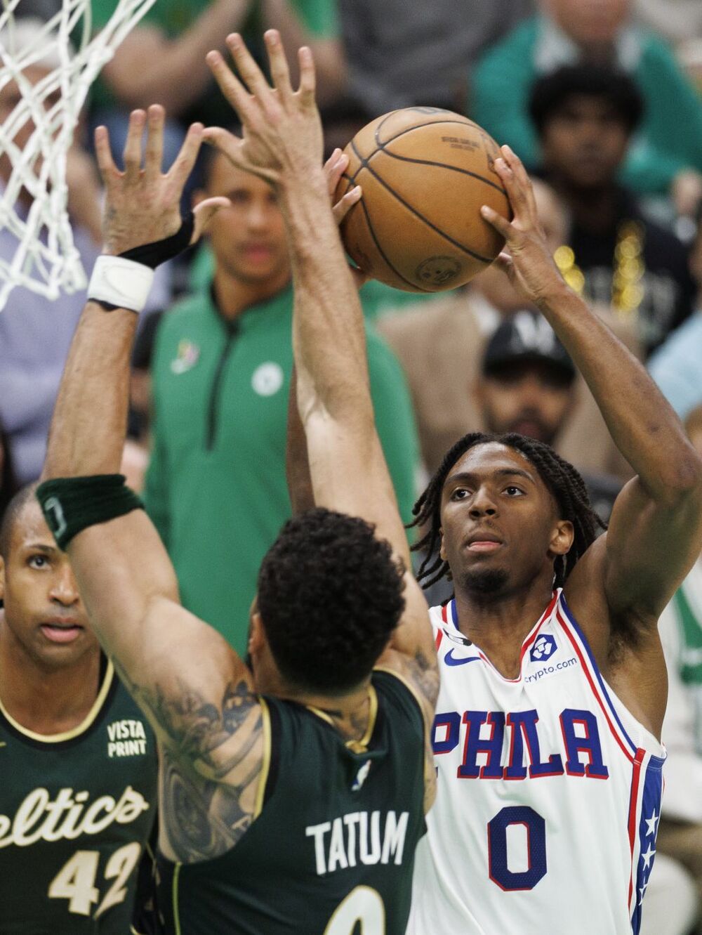 NBA Playoffs - Philadelphia 76ers at Boston Celtics  / CJ GUNTHER