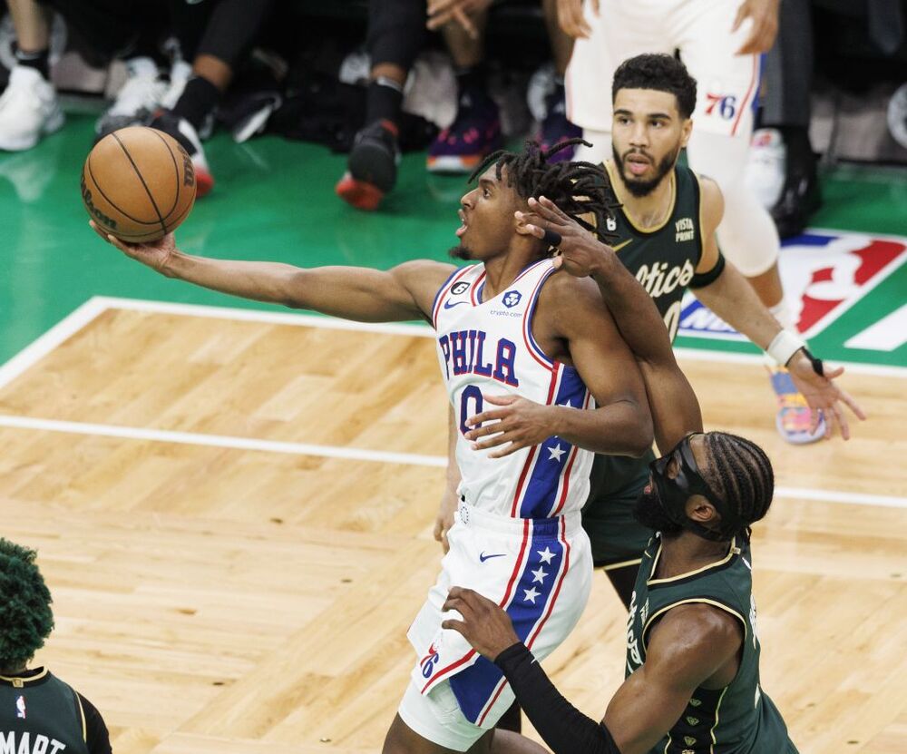 NBA Playoffs - Philadelphia 76ers at Boston Celtics  / CJ GUNTHER