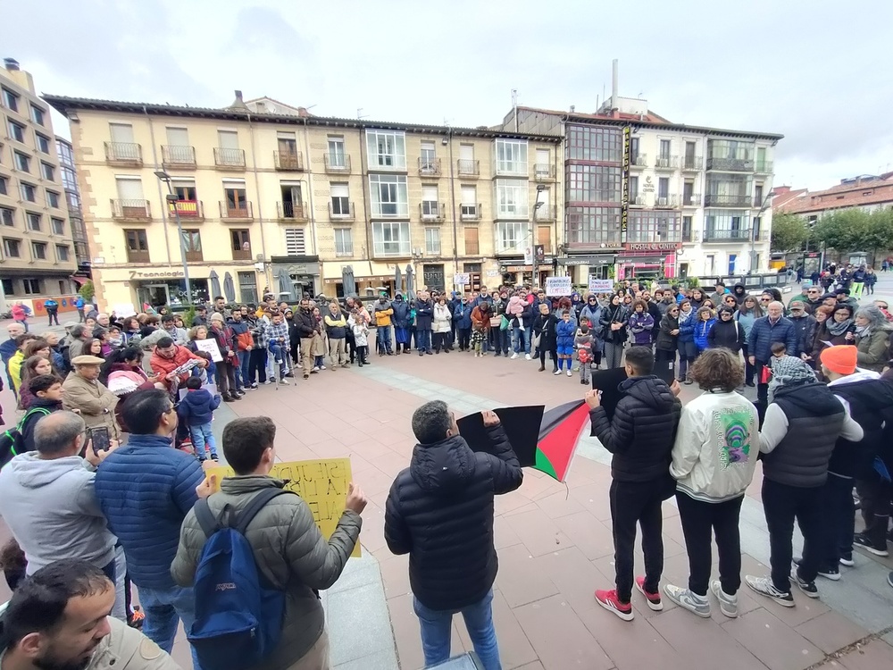 Concentración en Soria contra los ataques de Israel a Gaza