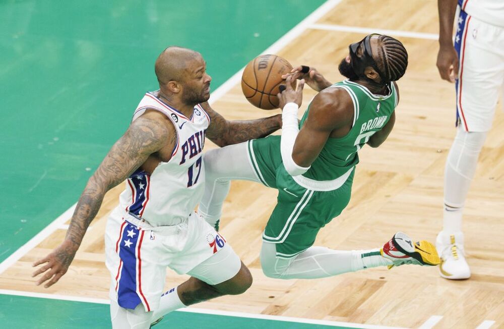 NBA Playoffs - Philadelphia 76ers at Boston Celtics  / CJ GUNTHER