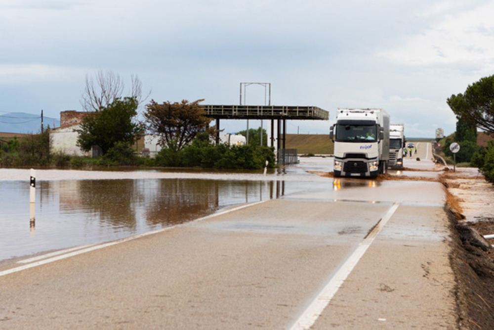 26 litros de agua por metro cuadrado en Soria capital