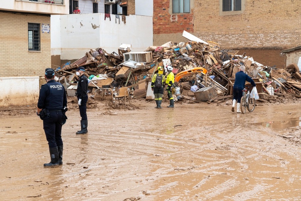 Una semana después, desolación en la zona cero