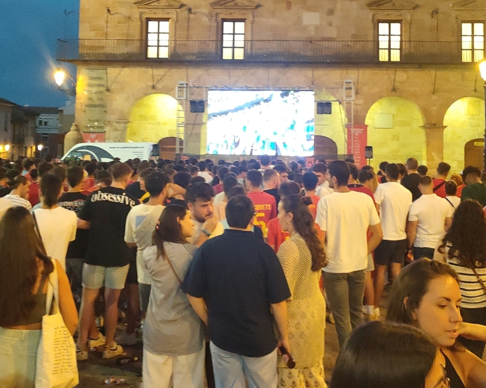 Así vibro la afición soriana con la selección española