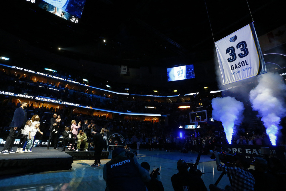 El 'Gasol 33' ya es eterno en los Grizzlies