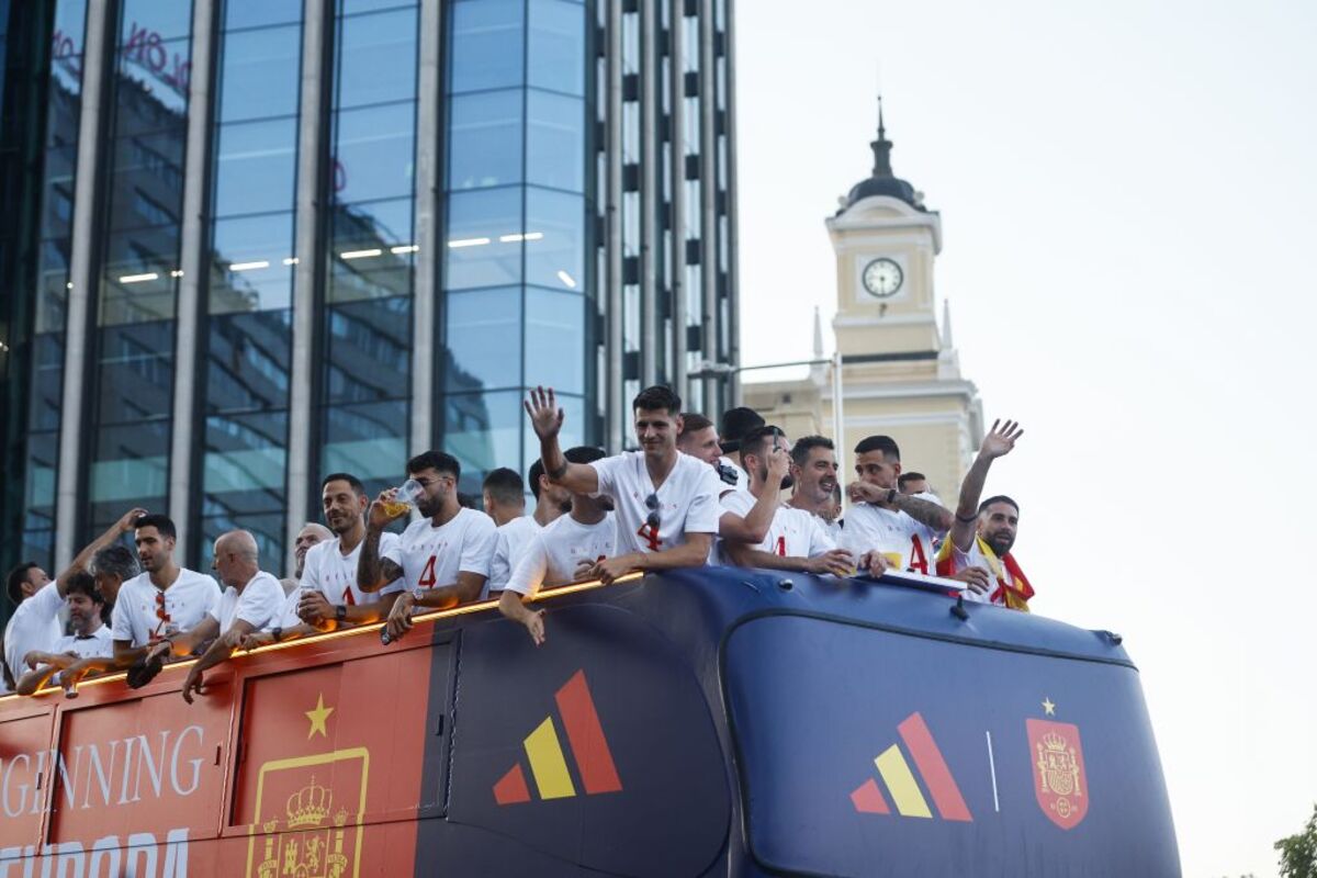 Celebración de la selección española en Madrid  / RODRIGO JIMÉNEZ