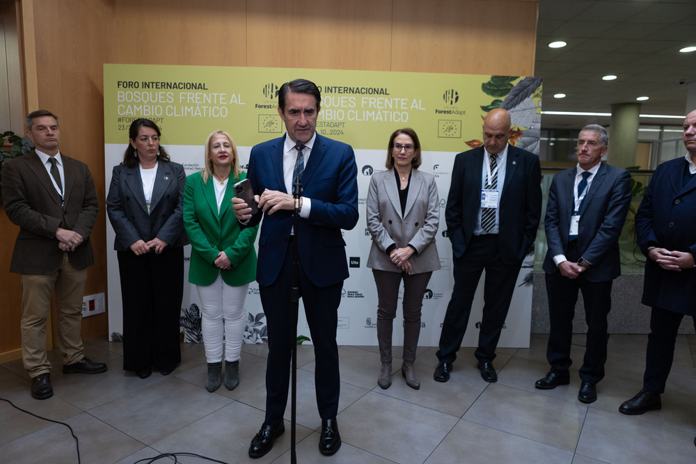 El consejero de Medio Ambiente inaugura el Foro Internacional ‘Bosques frente al cambio climático’