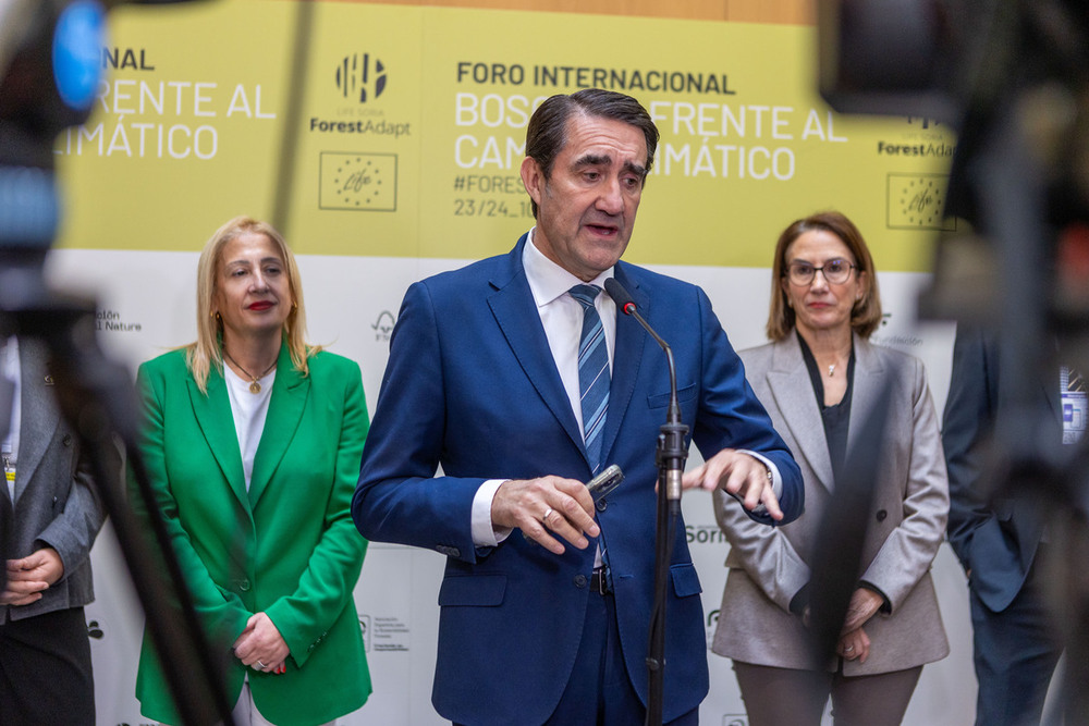 El consejero de Medio Ambiente inaugura el Foro Internacional ‘Bosques frente al cambio climático’