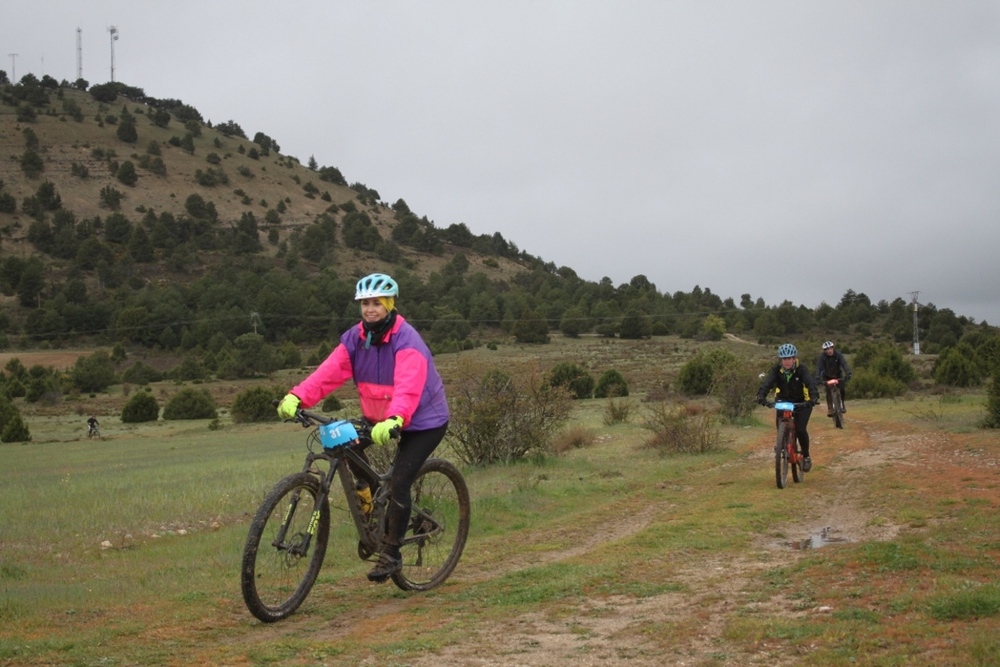 Lluvia y barro en la BTT trufa de Abejar