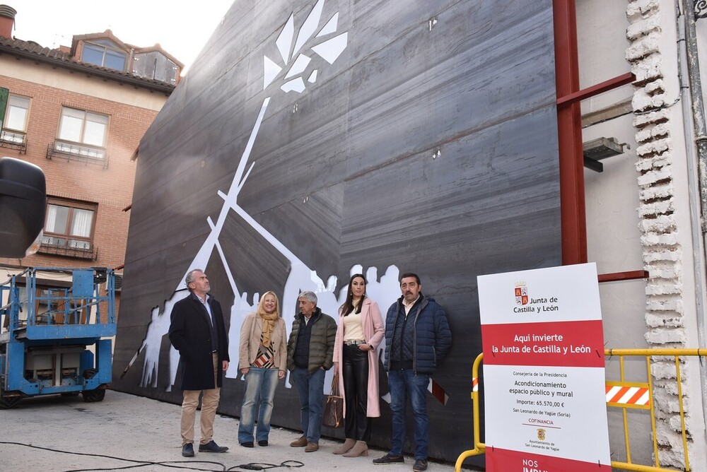 Visita de la delegada de la Junta, Yolanda de Gregorio, a las obras. 