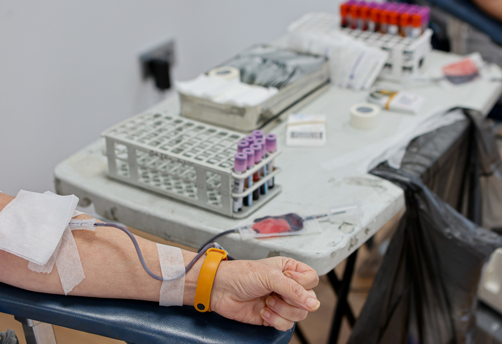 Maratón de donación de sangre en el hospital Santa Bárbara