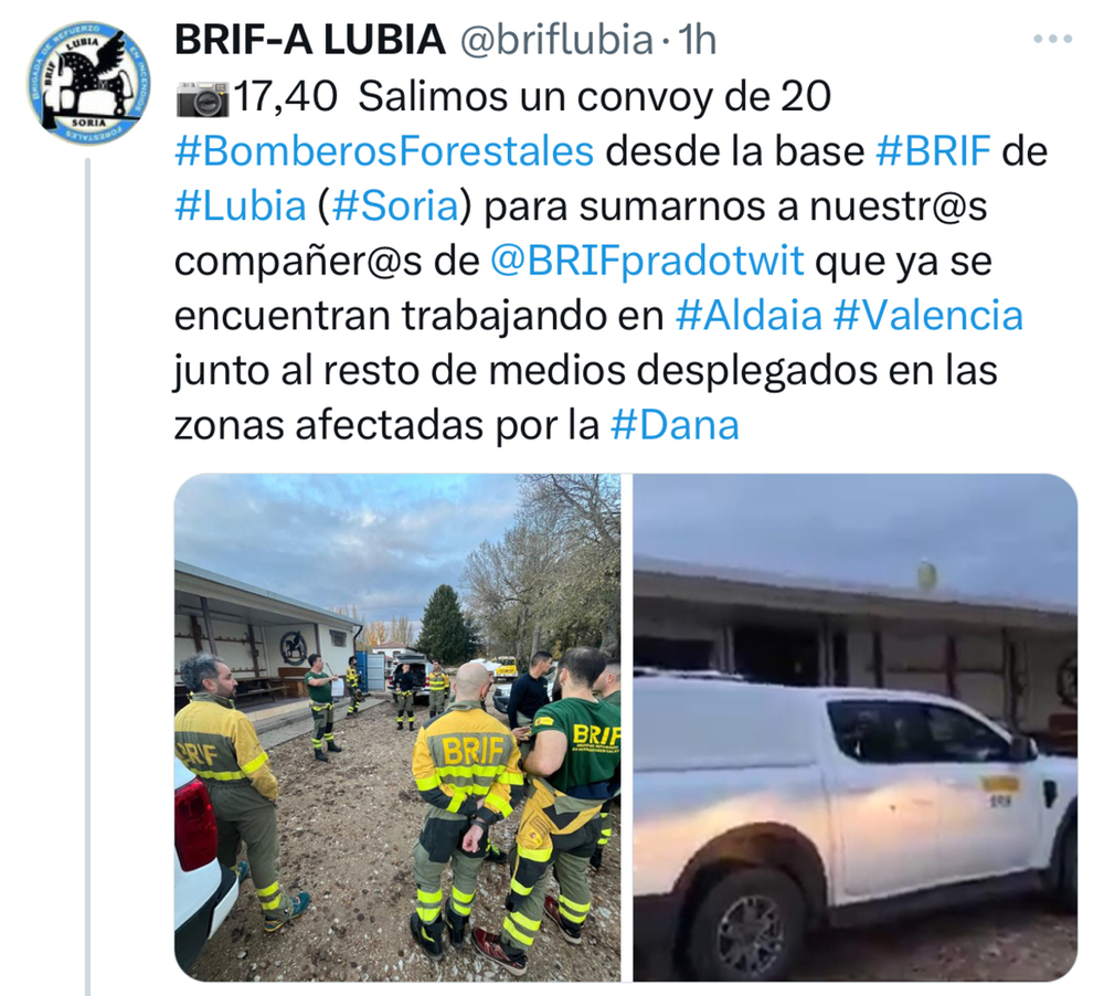 La Brif de Lubia pone rumbo a Valencia