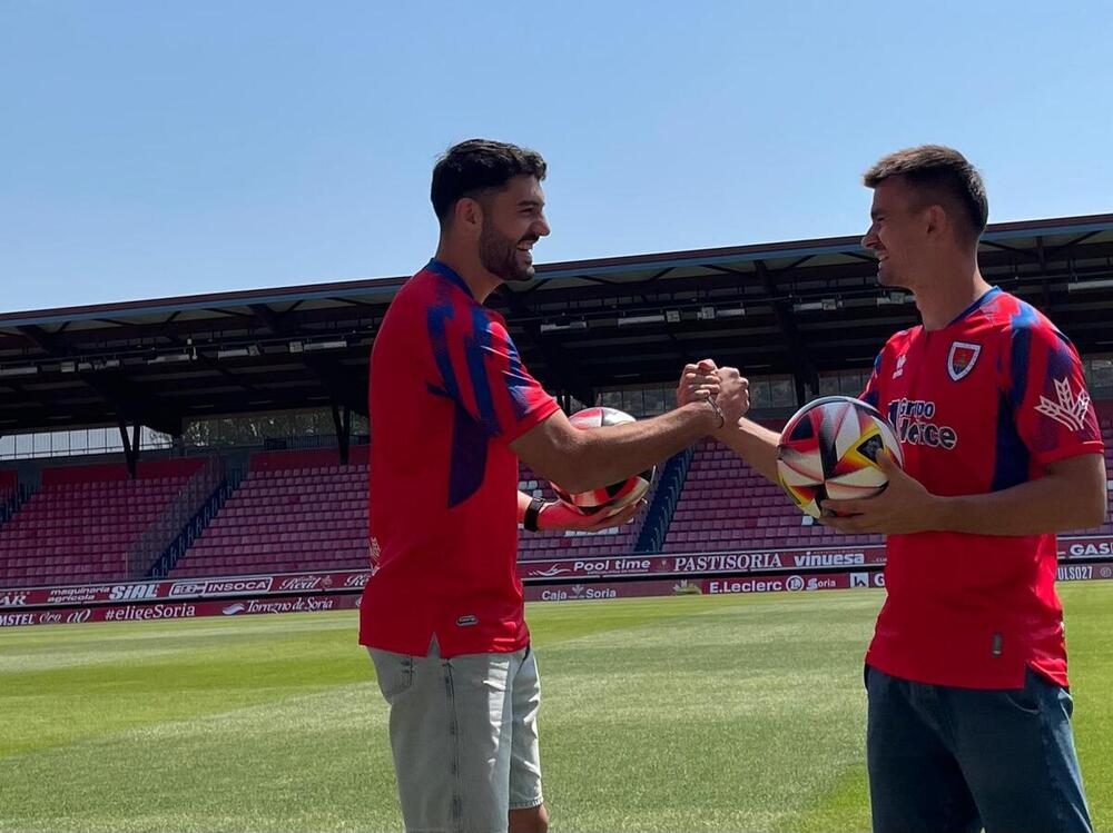 Gexan y Jony completan la ronda de presentaciones del Numancia