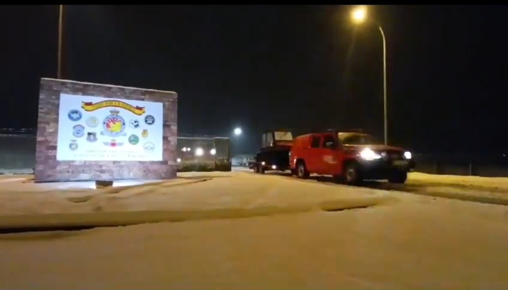 Salida de la UME para rescatar a los atrapados por la nieve