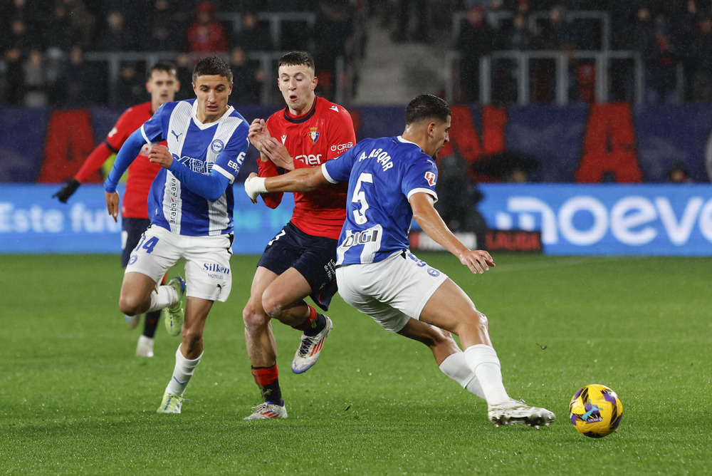 Kike Garía y Sivera aplacan la reacción del Osasuna