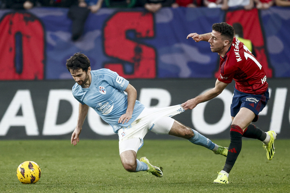 El Celta noquea a Osasuna y respira