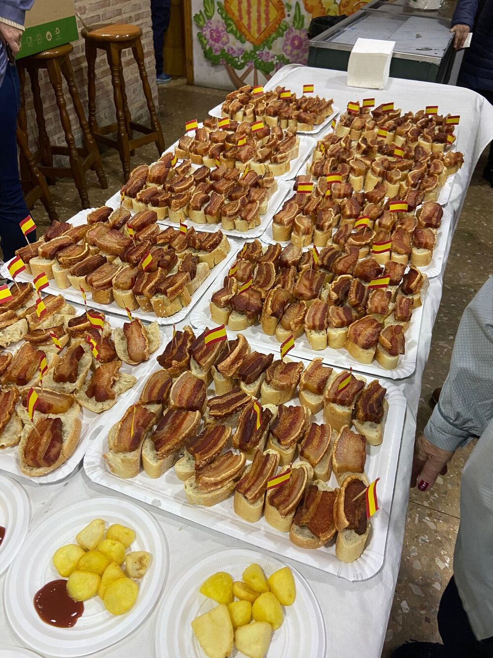 Mascletà de Torreznos en Las Fallas