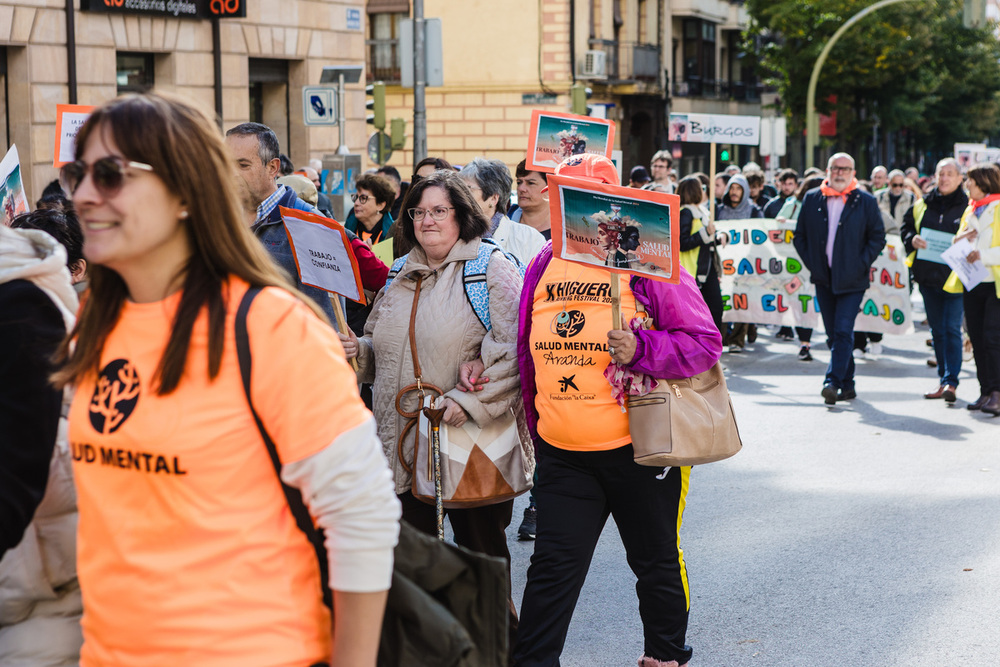 Soria acoge la marcha del Día de la Salud Mental