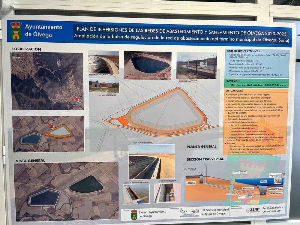 Ampliación del sistema de abastecimiento de agua en Ólvega