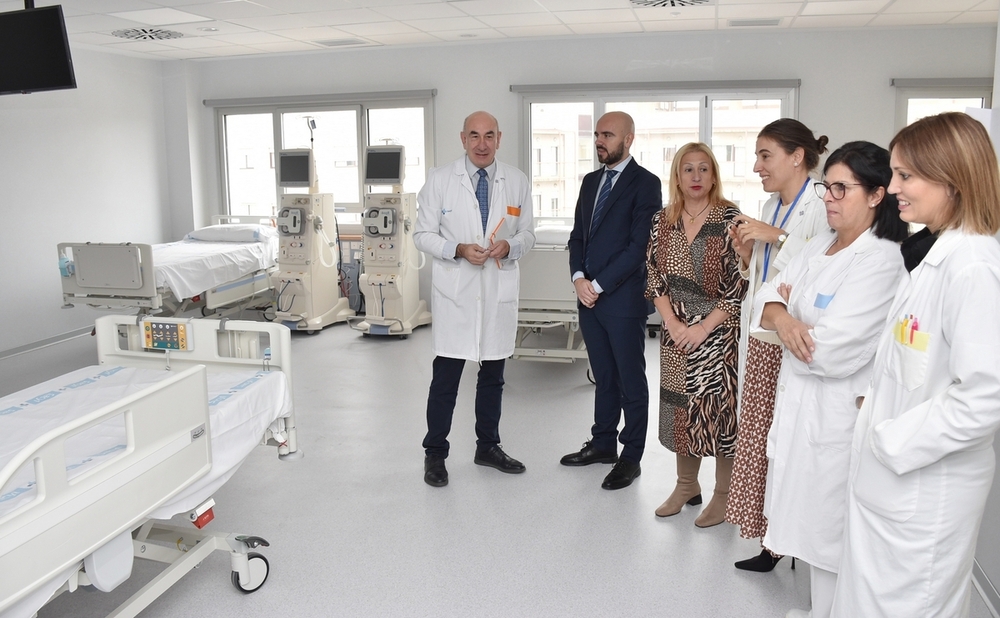 La nueva unidad de Diálisis del hospital abre este miércoles