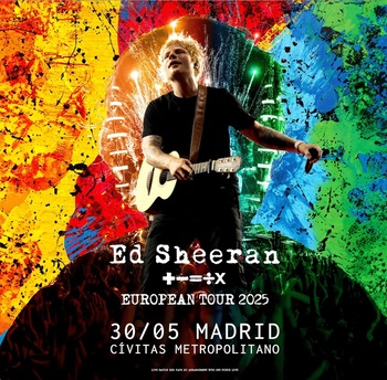 Ed Sheeran actuará el 30 de mayo de 2025 en Madrid