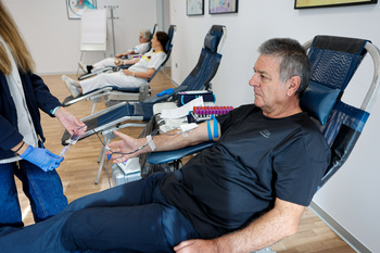 Maratón de donación de sangre en el hospital Santa Bárbara