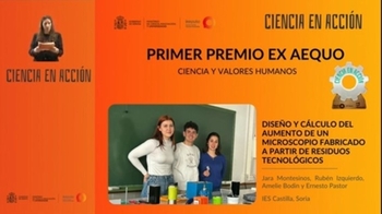 Éxito del IES Castilla en el Concurso Ciencia en Acción