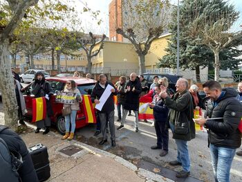 Simbólica manifestación de Vox en Soria