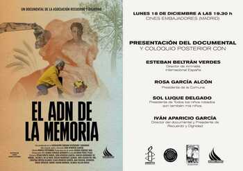 El ADN de la Memoria llega a Madrid