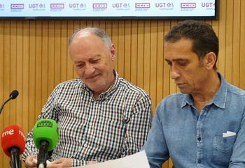 UGT y CCOO se concentrarán el miércoles frente a las Cortes