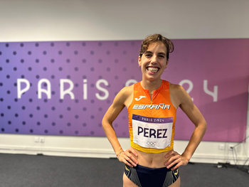 Marta Pérez, récord de España de los 1.500 en París