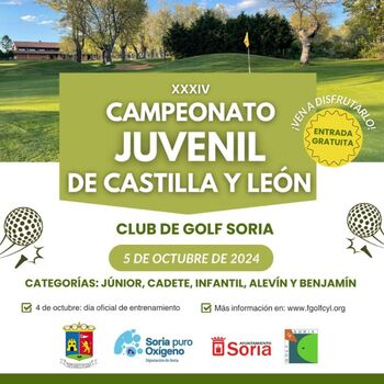 Soria acoge el Campeonato Juvenil de Castilla y León de golf