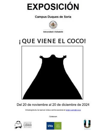 Exposición 'Que viene el coco' en el Campus de Soria