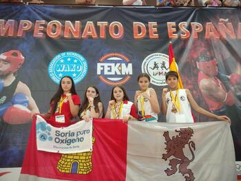 Seis medallas con mucho futuro para el Club Kickboxing Soria