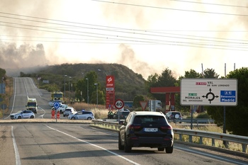 El incendio de Castrillo de los Polvazares baja a nivel 1