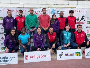 La segunda jornada de la Liga de Clubes de atletismo, en Soria
