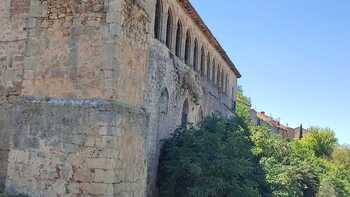 La fachada norte del Palacio de Almazán, a punto de caerse