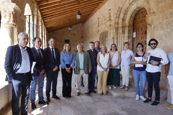 Fin de la restauración del muro de la iglesia del Rivero