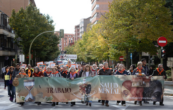 Soria acoge la marcha del Día de la Salud Mental