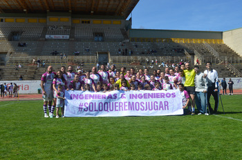 El rugby soriano se reivindica bajo el lema #SOLOQUEREMOSJUGAR