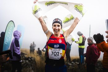 Alain Santamaria y Naiara Irigoyen se coronan en el Moncayo