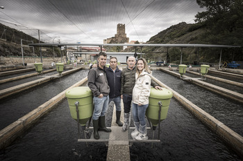 La acuicultura se fija en Vozmediano