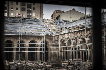 Finalizan las obras del claustro de la concatedral