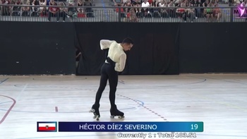 A la tercera llegó la vencida para el patinador Héctor Díez