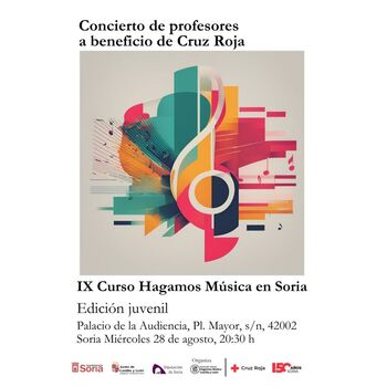 Concierto de profesores a beneficio de Cruz Roja