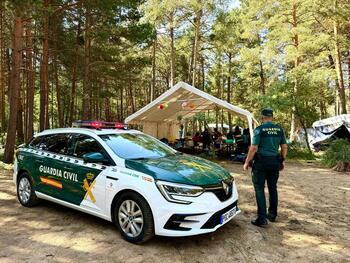 Evacuados por el granizo 57  niños de un campamento de Vinuesa