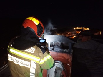 Los bomberos de Diputación atienden un accidente y un incendio